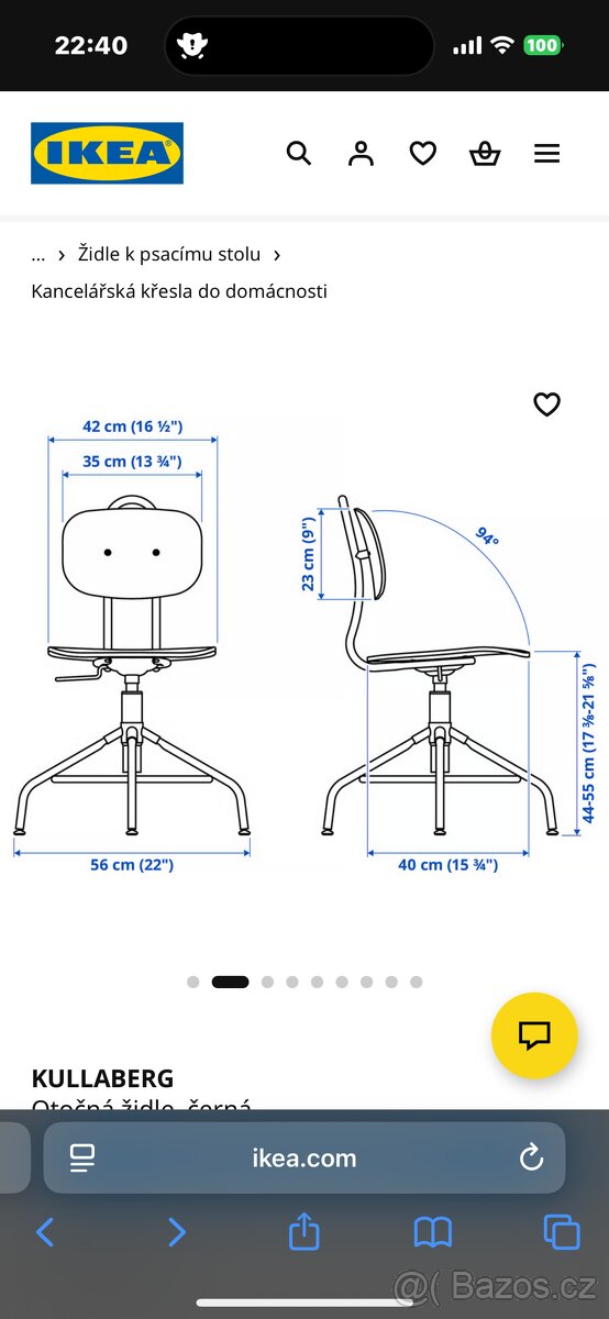 Designová otočná židle - 3