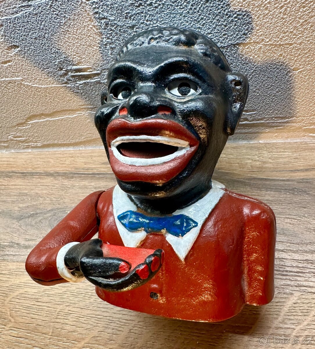 Stará mechanická pokladnička USA TOP kousek FUNKČNÍ - 3