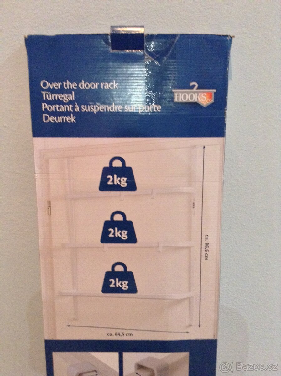 prodám věšák na dveře kovový - 3