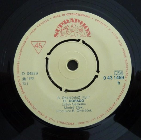 Modrý Efekt – Dívko z kamene / Eldorádo (SP) - 3