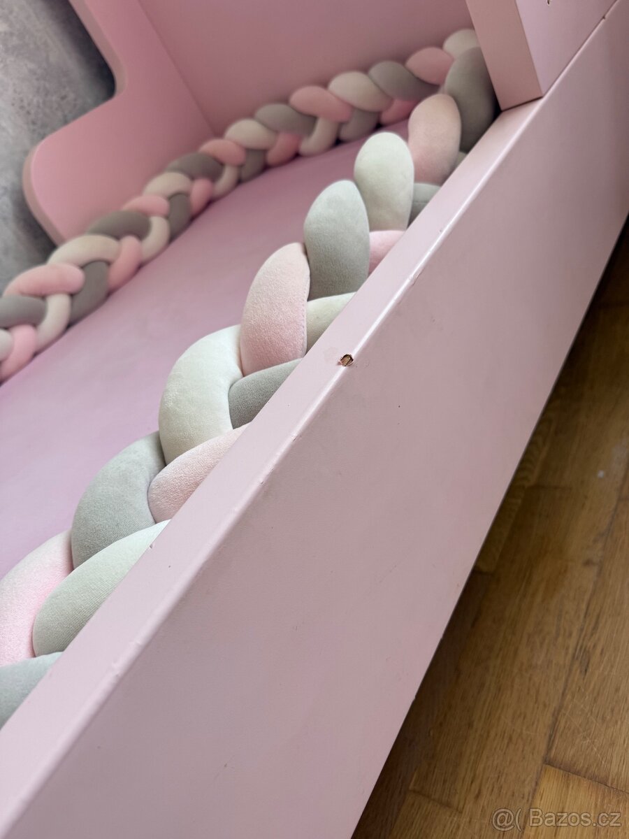 Rastouci postel IKEA busunge+matrac z ikey - 3