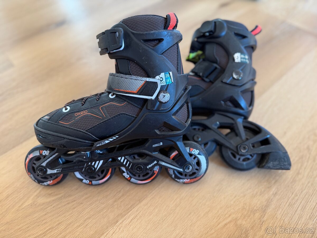 Dětské inline brusle Oxelo 29–32 + chrániče zdarma - 3