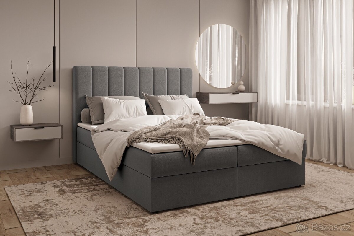 Čalouněná postel Bruno 160/180x200cm Nová - 3