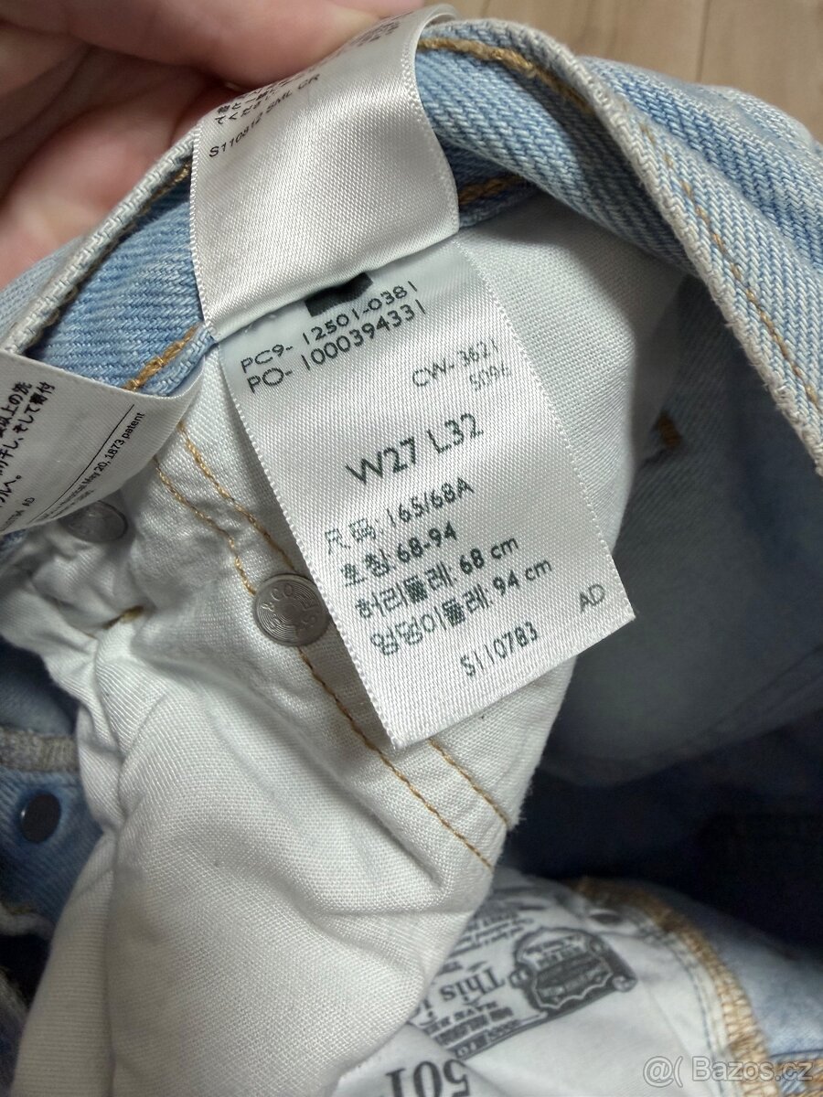 levis dziny 501 - nove - 3