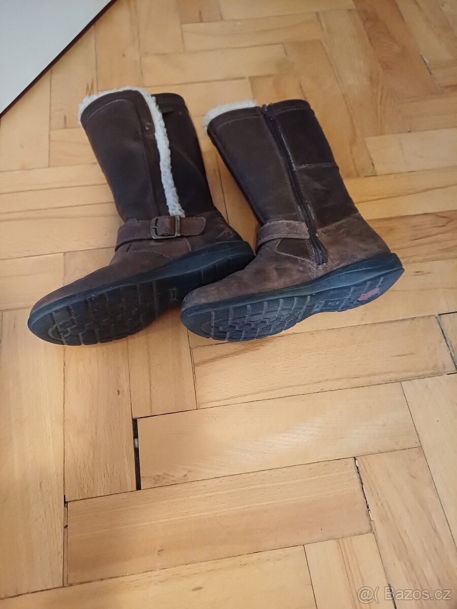 Dětské kožené kozačky zn. BAMA - 3