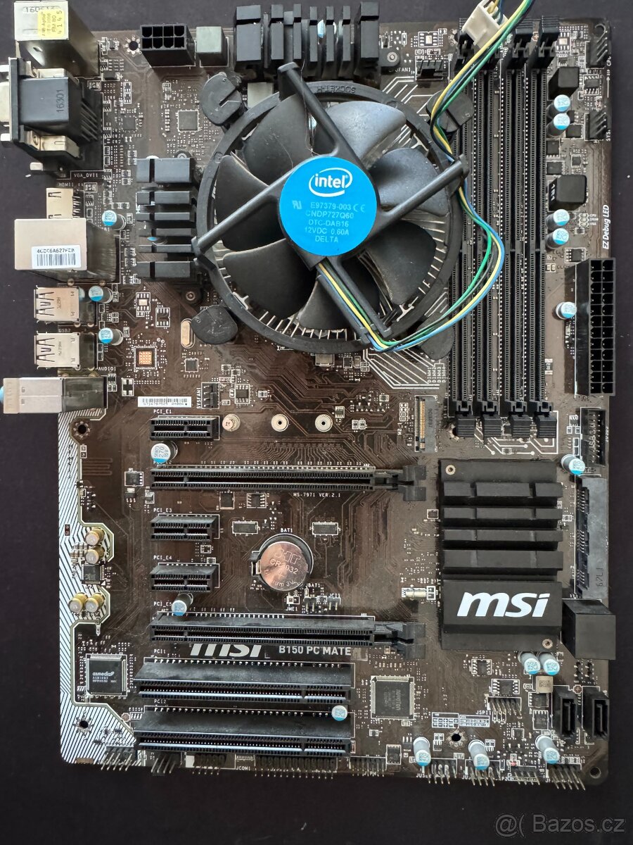 4x DDR4 RAM + intel I3 7100 + B150 PC Mate zakladni Doska - 3