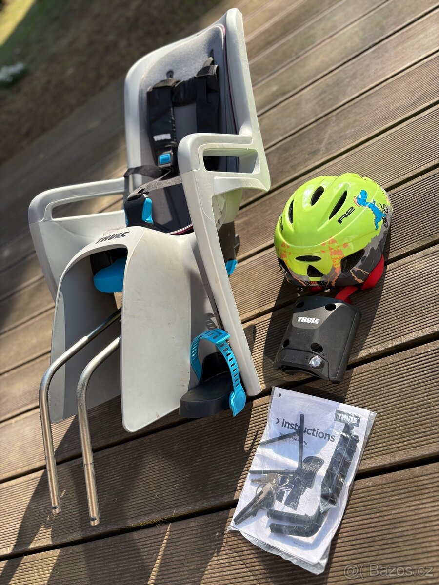 Cyklosedačka Thule RideAlong - polohovatelná, vč přilby - 3