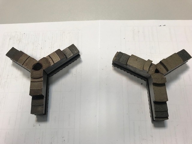 čelisti do sklíčidla TOS 160/3 - 3