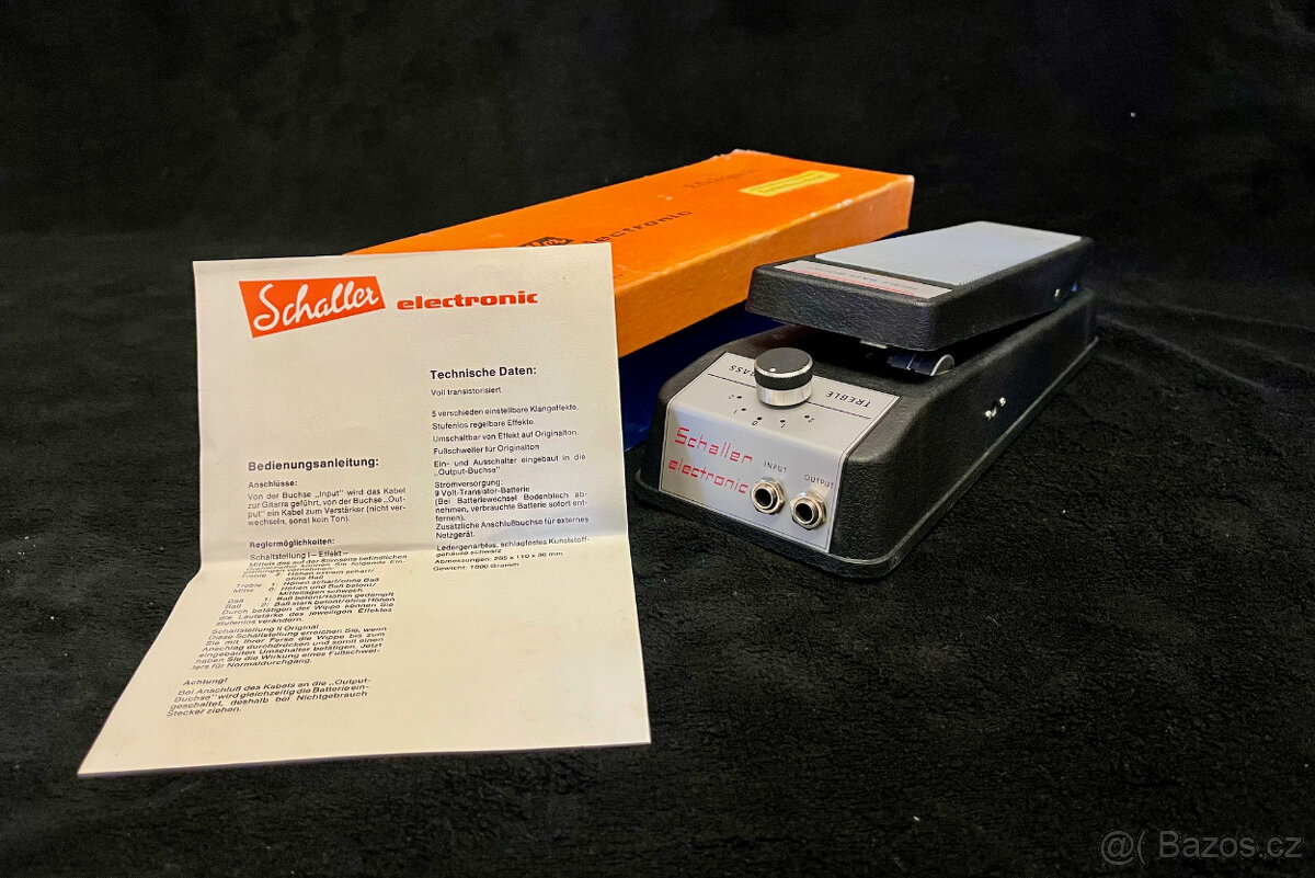 SCHALLER TREBLE - BASS BOOST - VINTAGE 70´s - 3