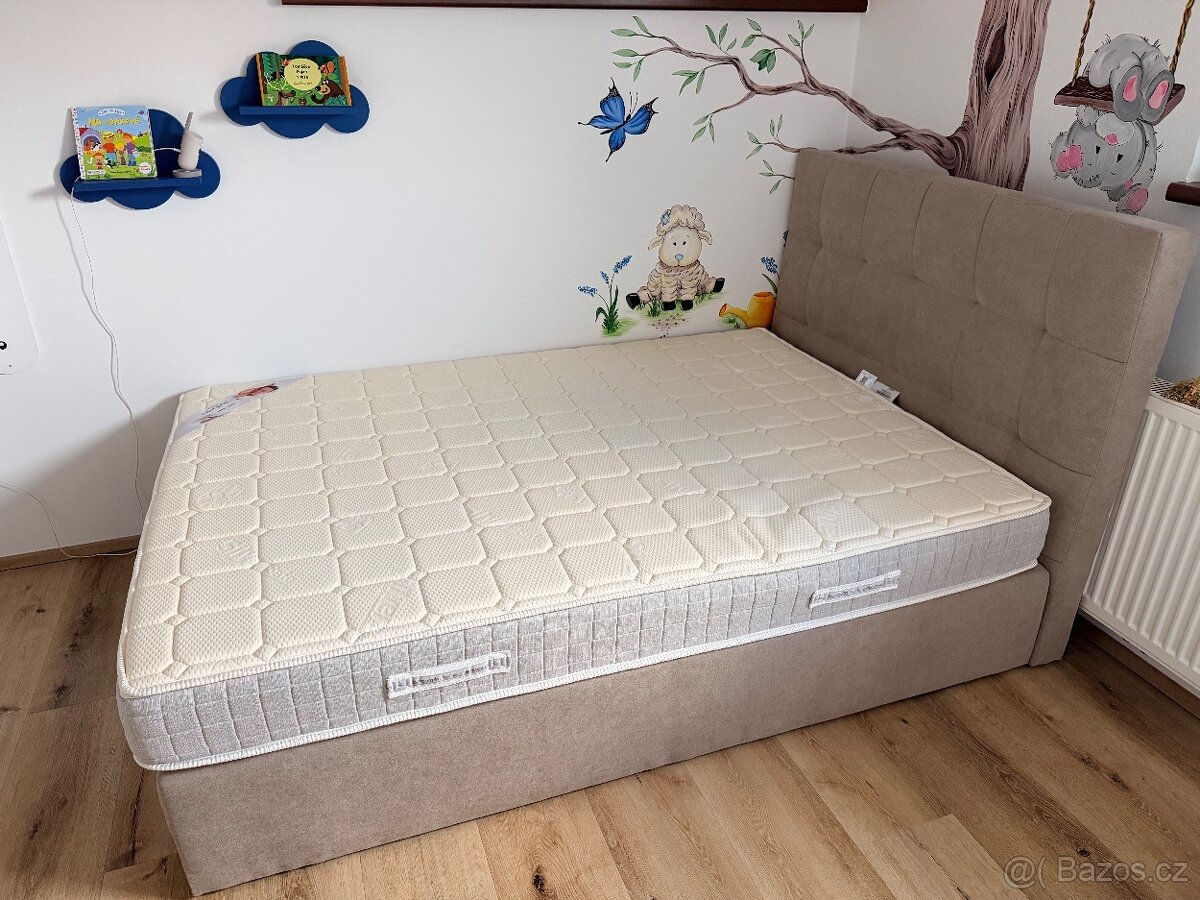 Matrace se stříbrem v potahu Duo Plus Visco 2.0, - 3