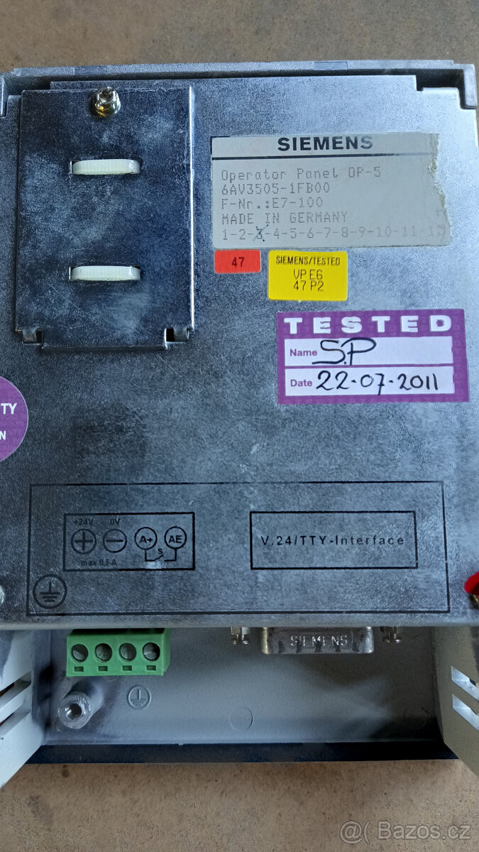 PLC Siemens SIMATIC - panel, modul, napájecí spínaný zdroj - 3