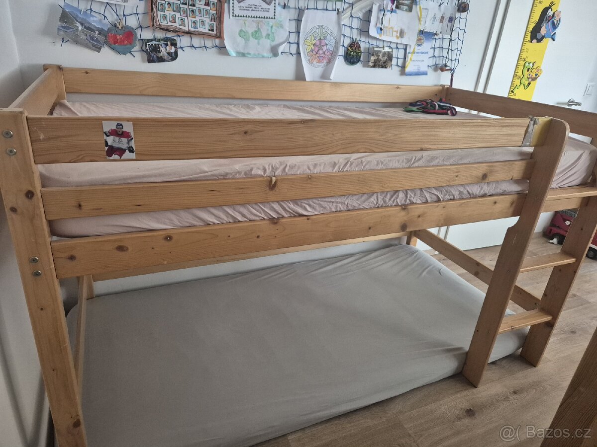 Vyvýšená postel 90x200 - 3