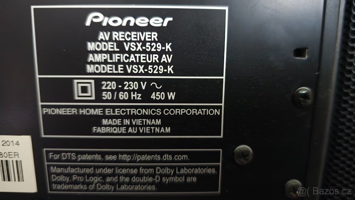 Pioneer VSX 529 K - 3