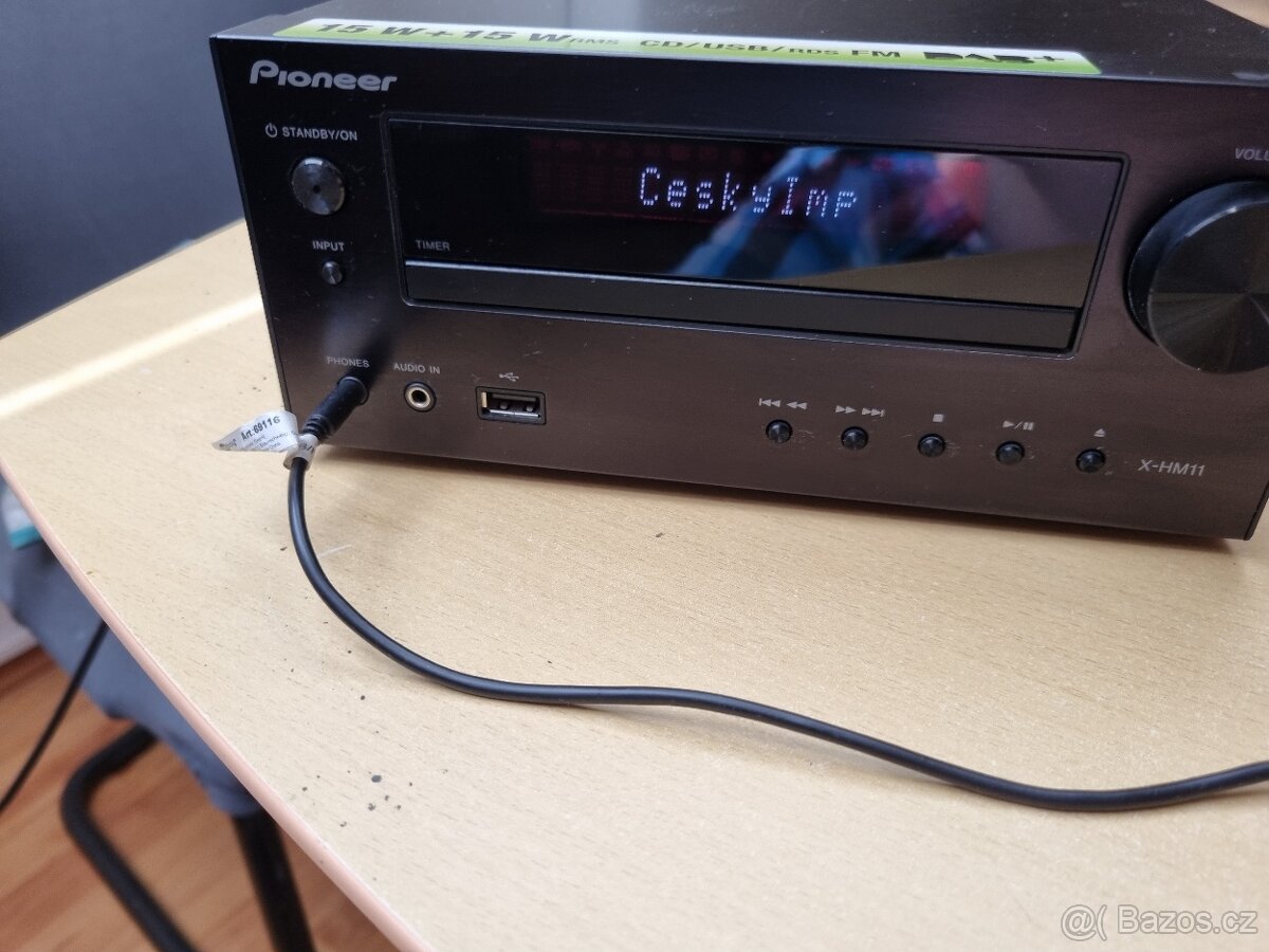 Pioneer X-HM11DAB-K receiver mikro systém DAB+USB/CD - 3