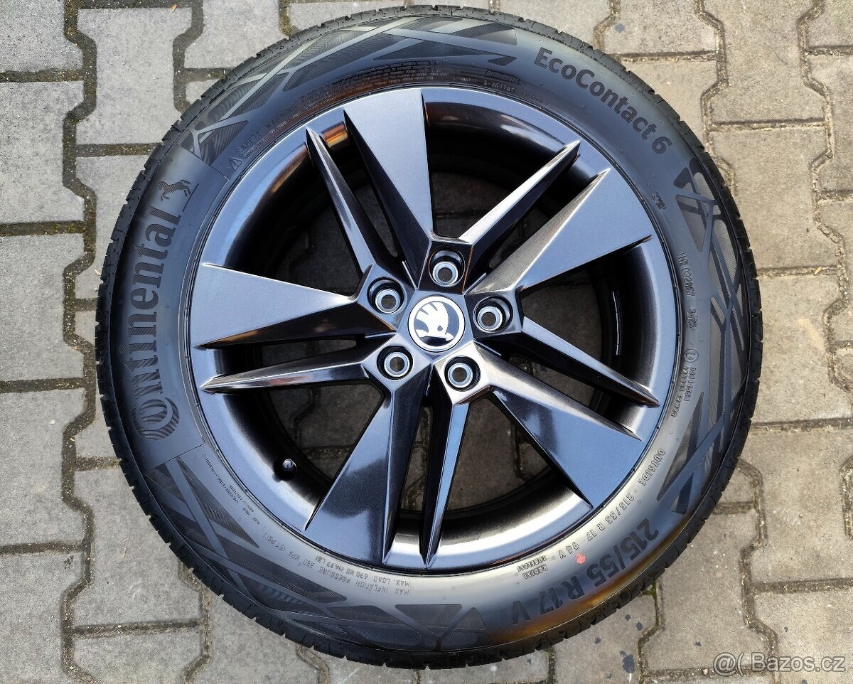 Alu kola originál Škoda Superb III 5x112 R17 Markab - 3