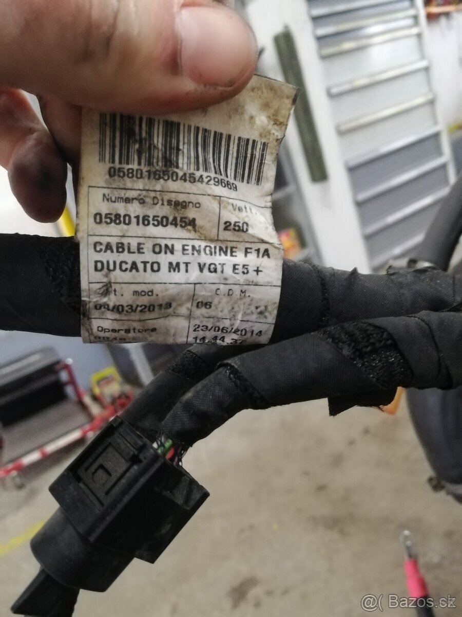 riadiaca jednotka + kabelaz motora Fiat Ducato 2.3 JTD e5 - 3
