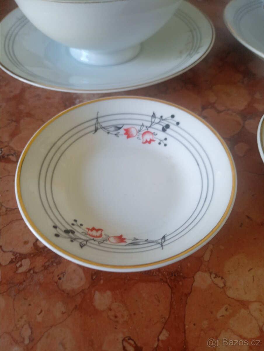 čajová souprava Johann Haviland Bavaria Germany - 3