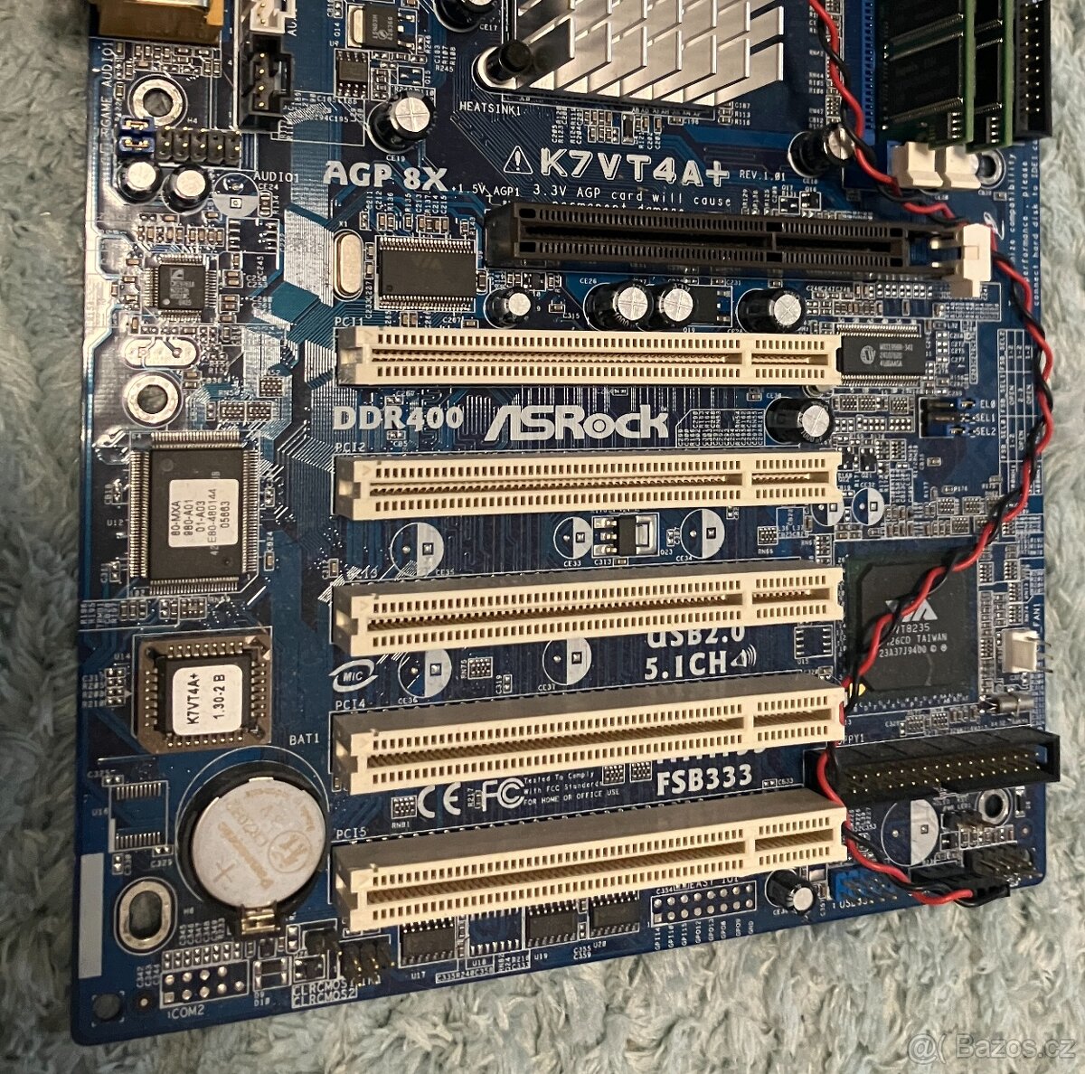 RETRO AsRock socket A (462), AMD Sempron 2400+, 2 Gb DDR - 3