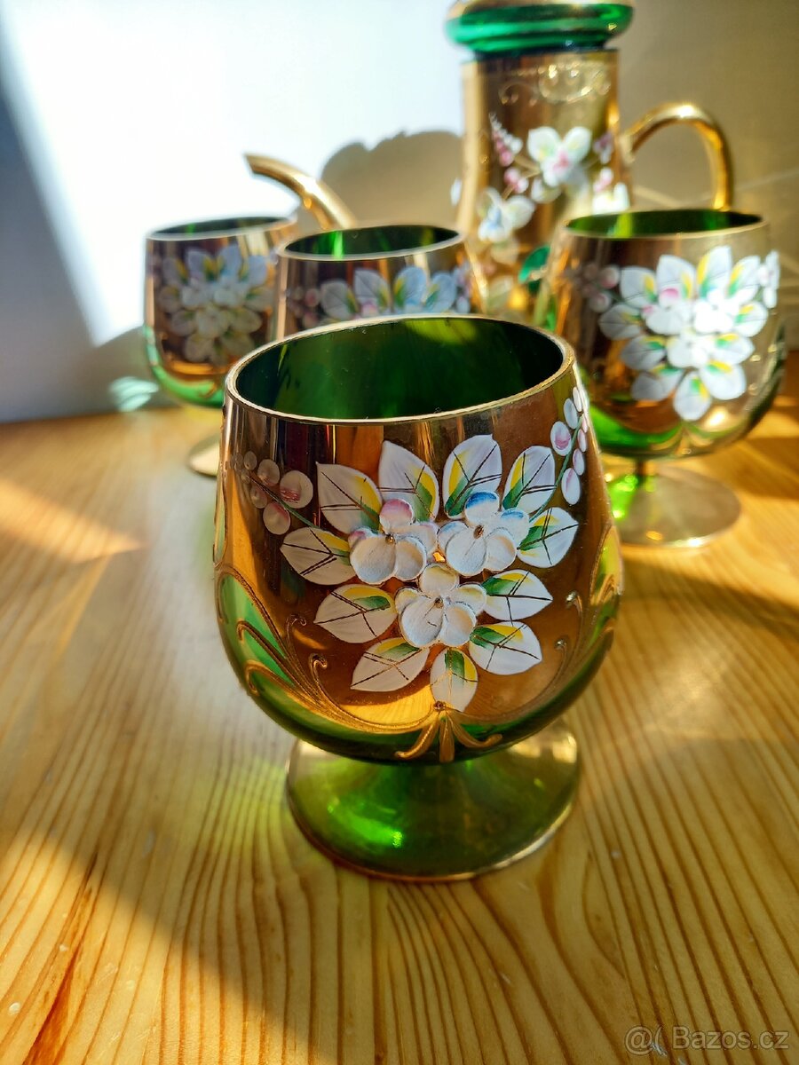 Novoborské sklo zelené - 3