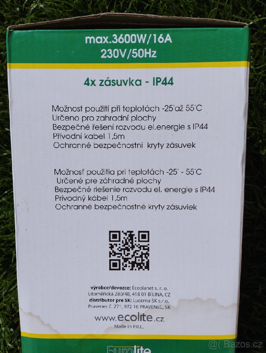 Zahradní zásuvky UFON 4 - 3