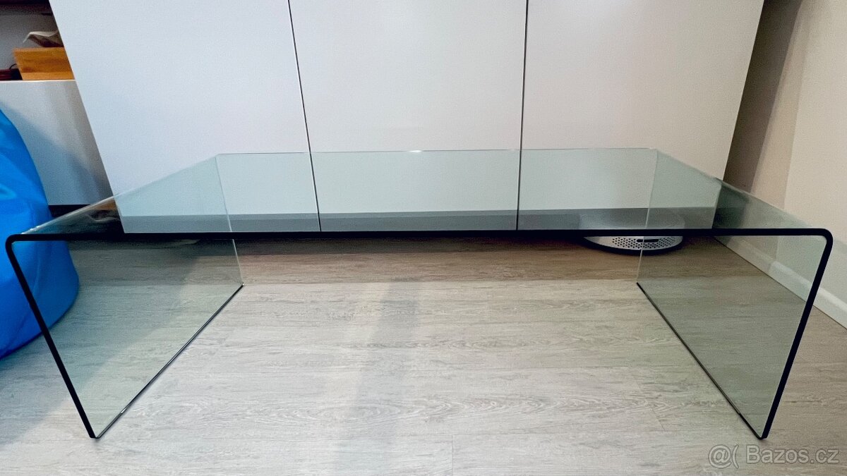 Designový skleněný konferenční stůl - 3