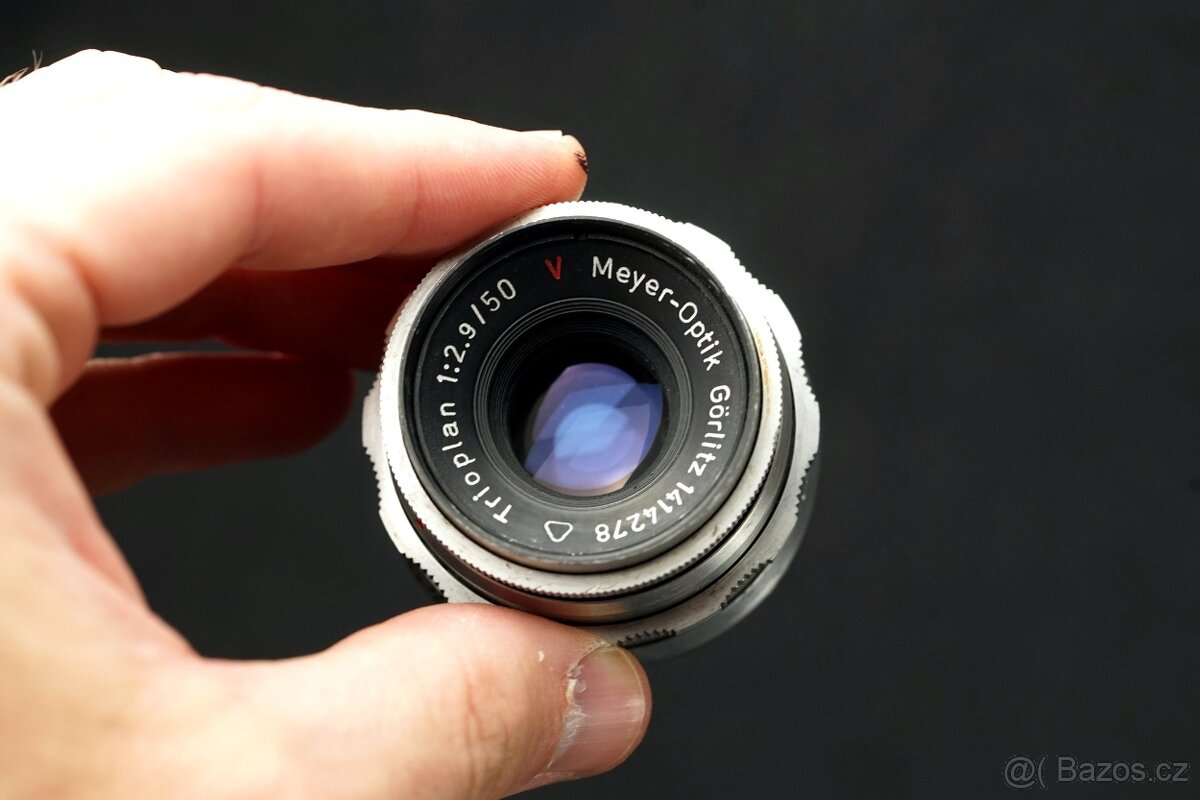 Objektiv Meyer Optik Gorlitz TRIOPLAN 50mm f2,9 V M42 - 3