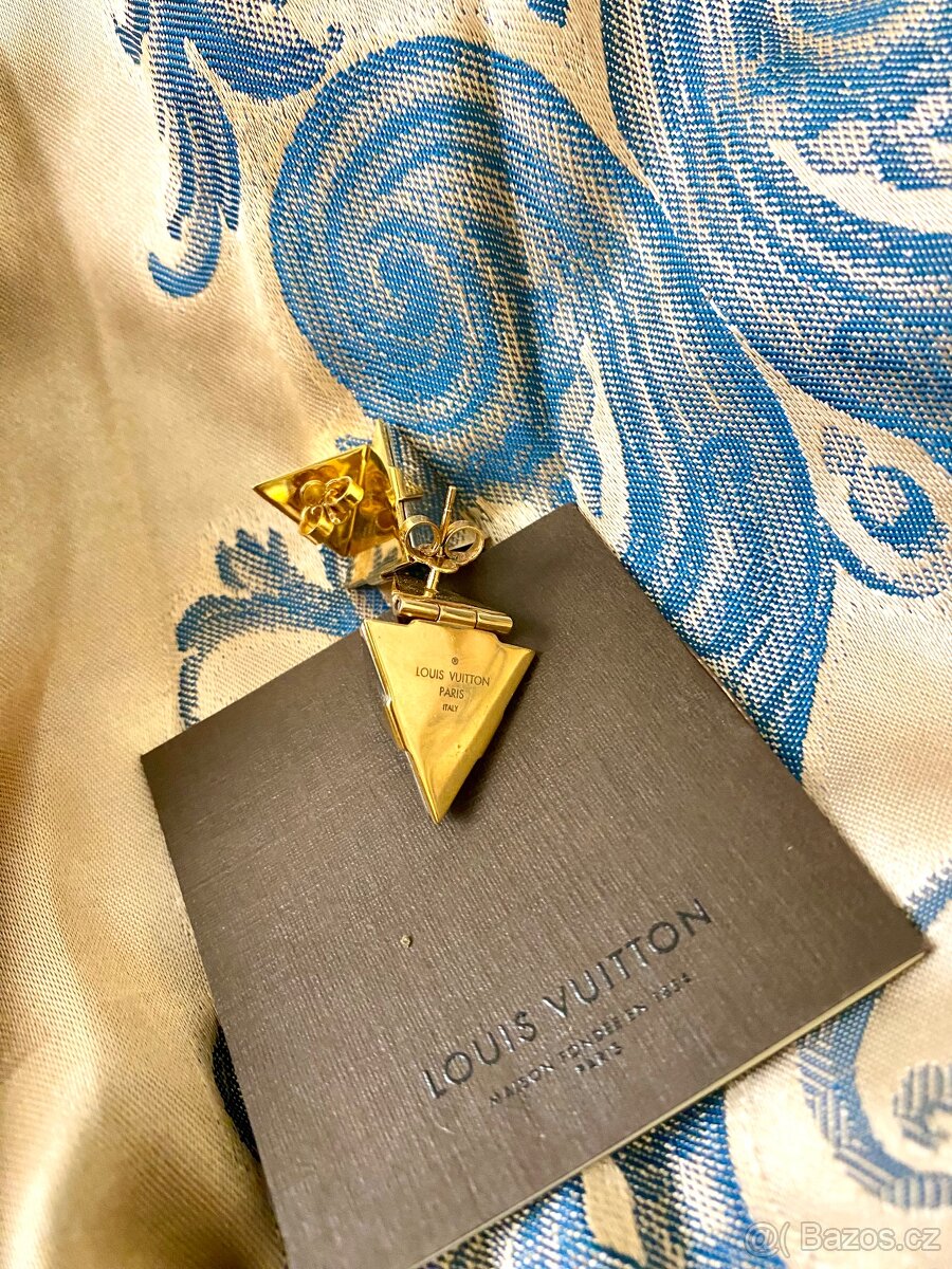 Louis Vuitton náušnice ZIG ZAG Multicolor, originální sáček - 3