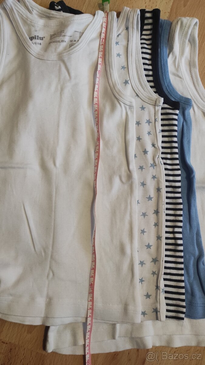 Set 5x tílko (Lupilu a Schiesser) 110-116 - 3