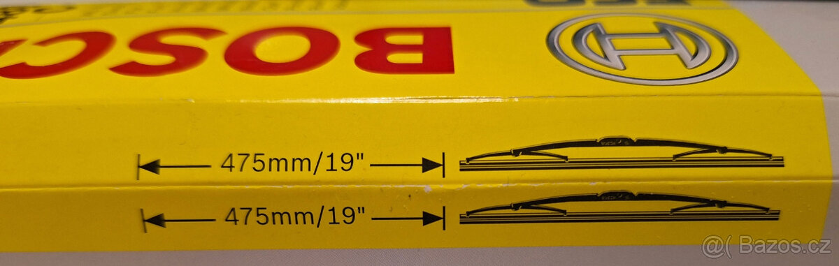 Prodám nové stěrače BOSCH Eco 480C sada - 3