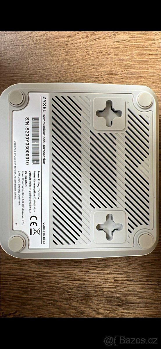 CETIN TERMINÁTOR (ZYXEL VMG4005-B60A) - 3