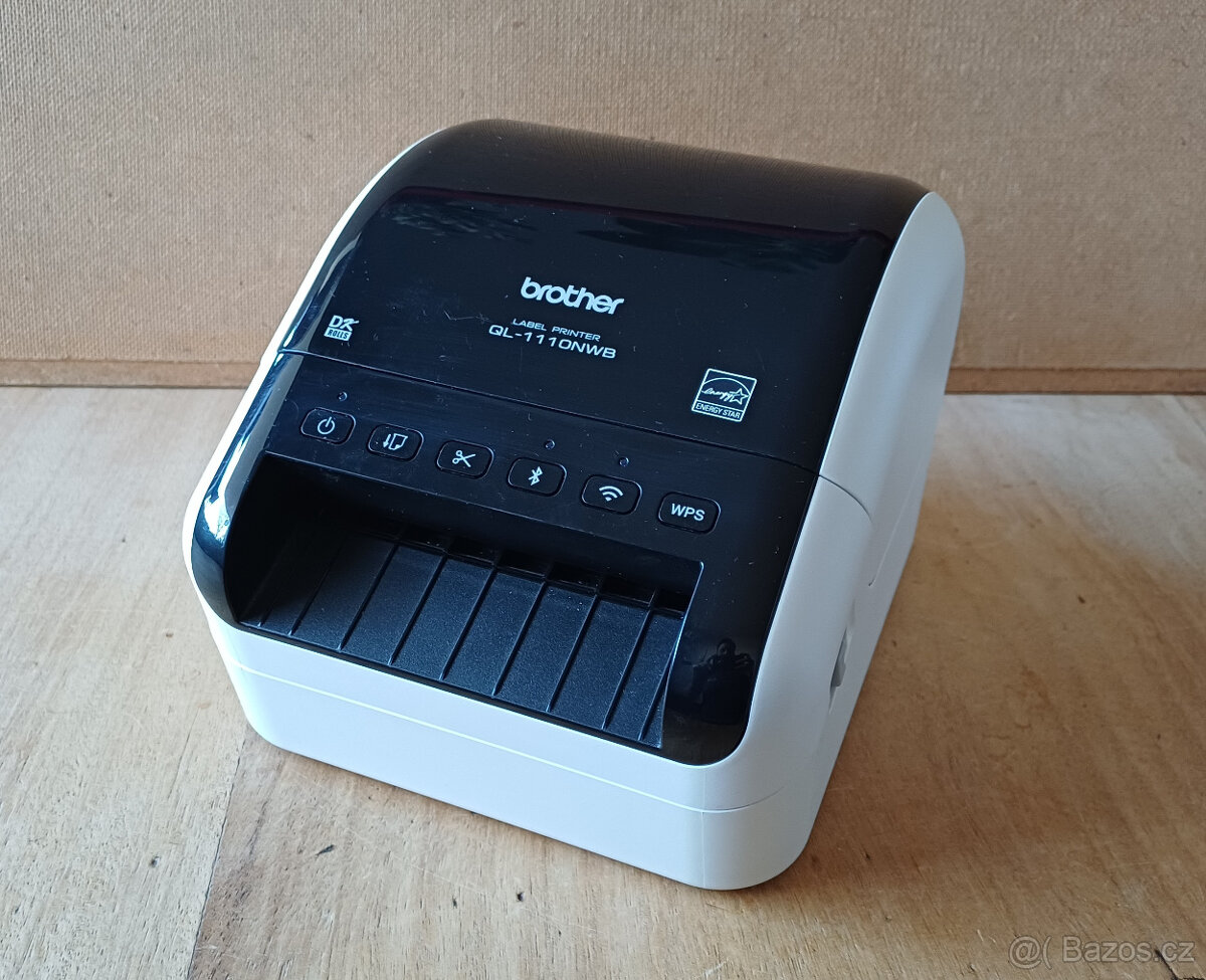 Profi tiskárna štítků Brother QL-1110NWB + 7 rolí - 3