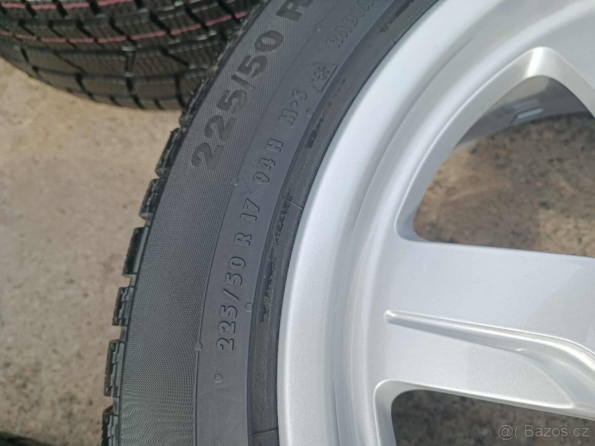 5x112R17 audi A4 B8,B9, A5, A6 nová zimní alu kola - 3