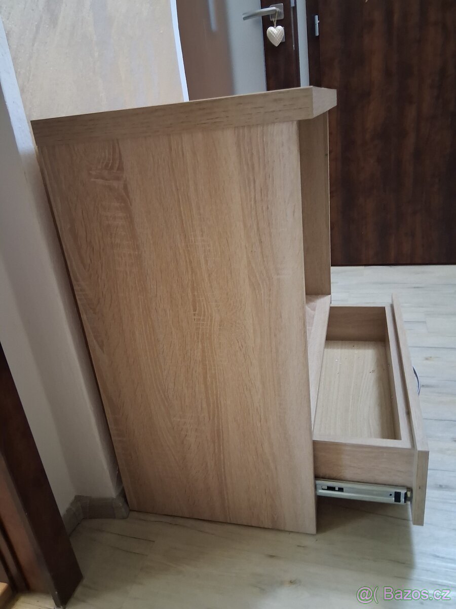 Skřínka se zásuvkou dub 85x65x40 - 3