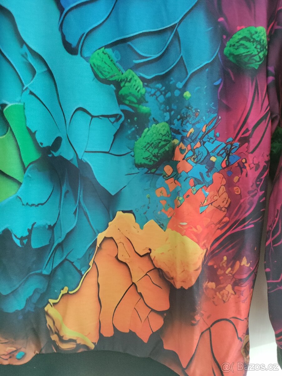 Nová art mikina barevná vel.170 - 3