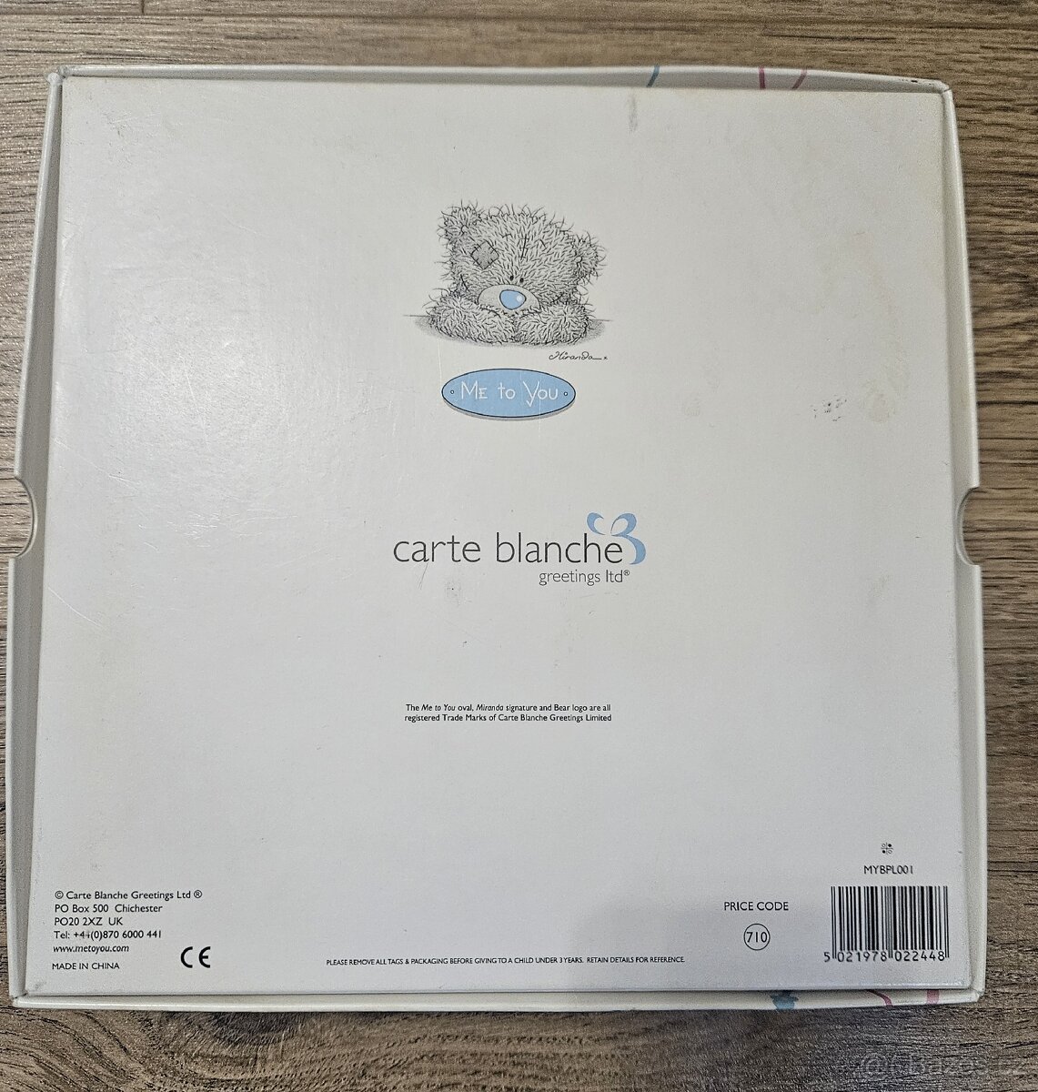 Malinký medvídek Me to you v dárkové krabici pro maminku - 3