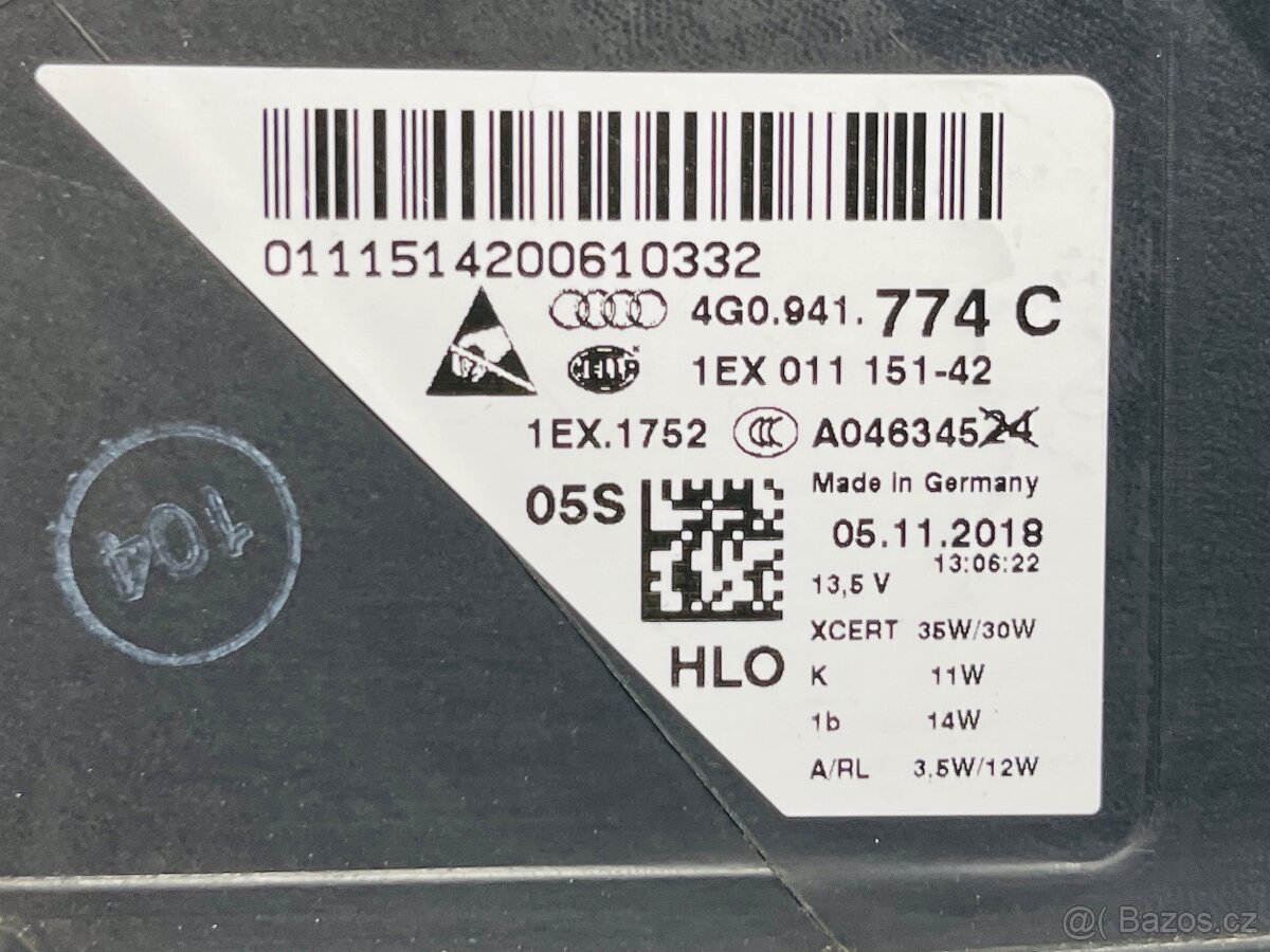 Audi A6 4G světla Full led - 3