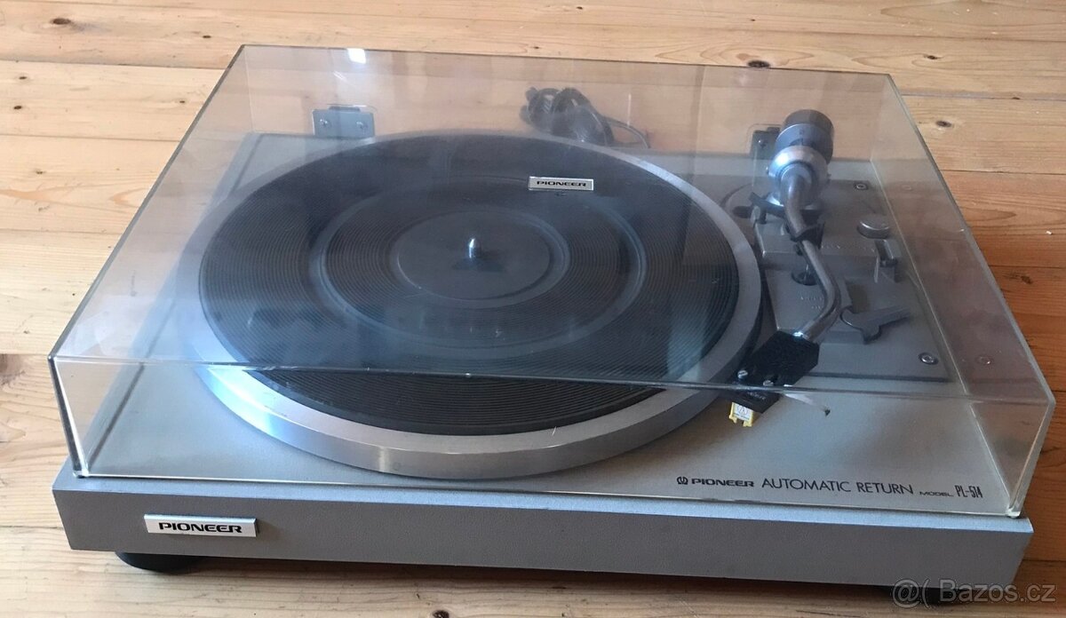 GRAMOFON PIONEER PL-514 (1978) VE DŘEVĚ,PĚKNÝ STAV - 3