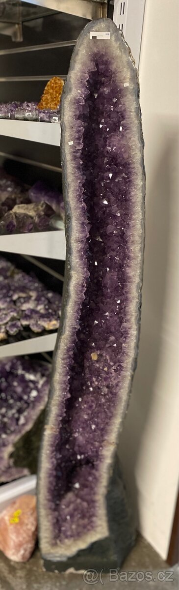 Ametystová geoda 118,7 kg výška 160cm – Luxusní katedrála - 3