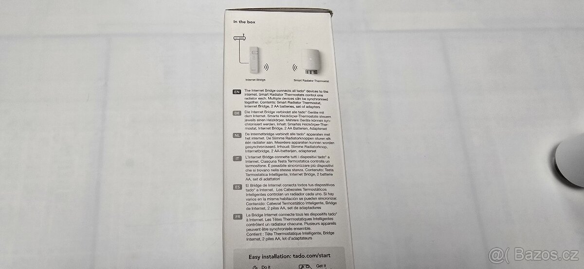 Chytre termostatické hlavice Tado Starter Kit V3+ - 3