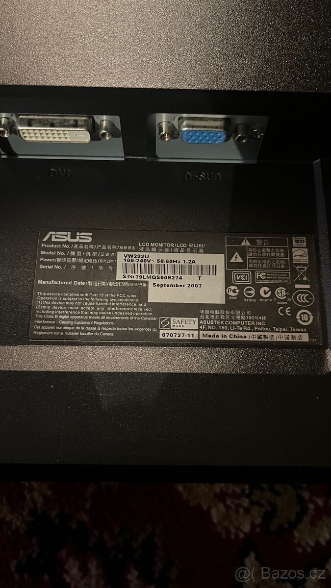 Monitor NEC a ASUS - 3