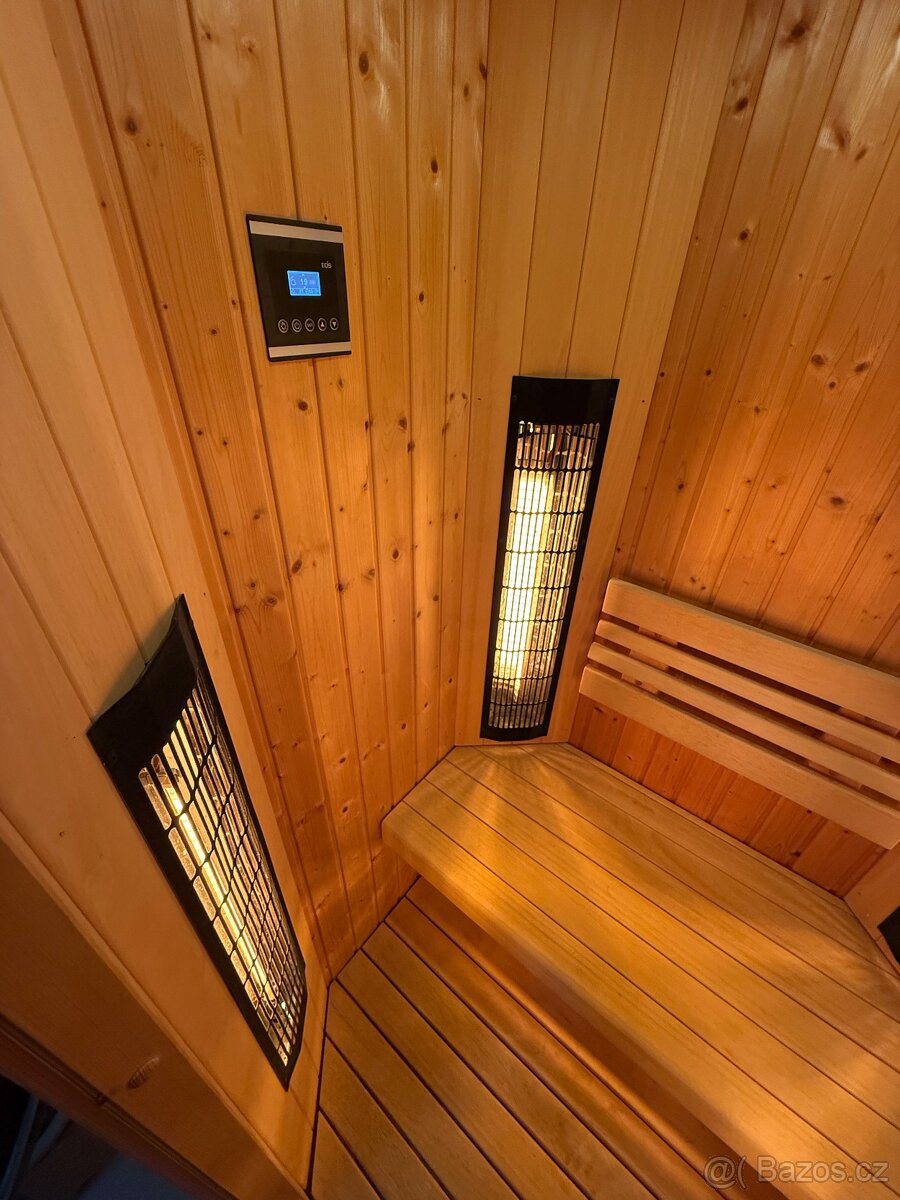 Infrasauna / infrazářiče Philips Vitea – kvalitní masivní dř - 3