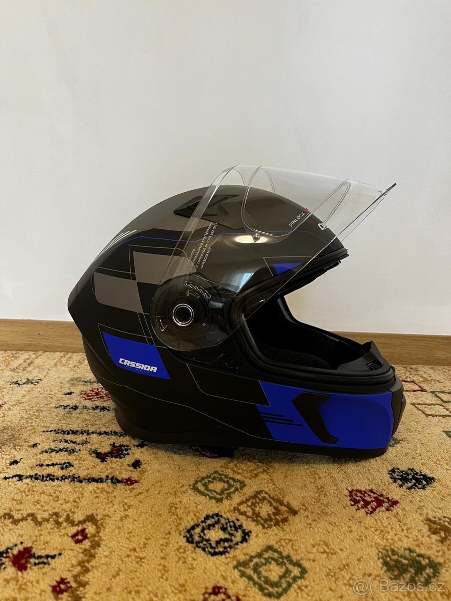 Přilba Cassida 3.0 RoxoR - černo modrá + pinlock - 3