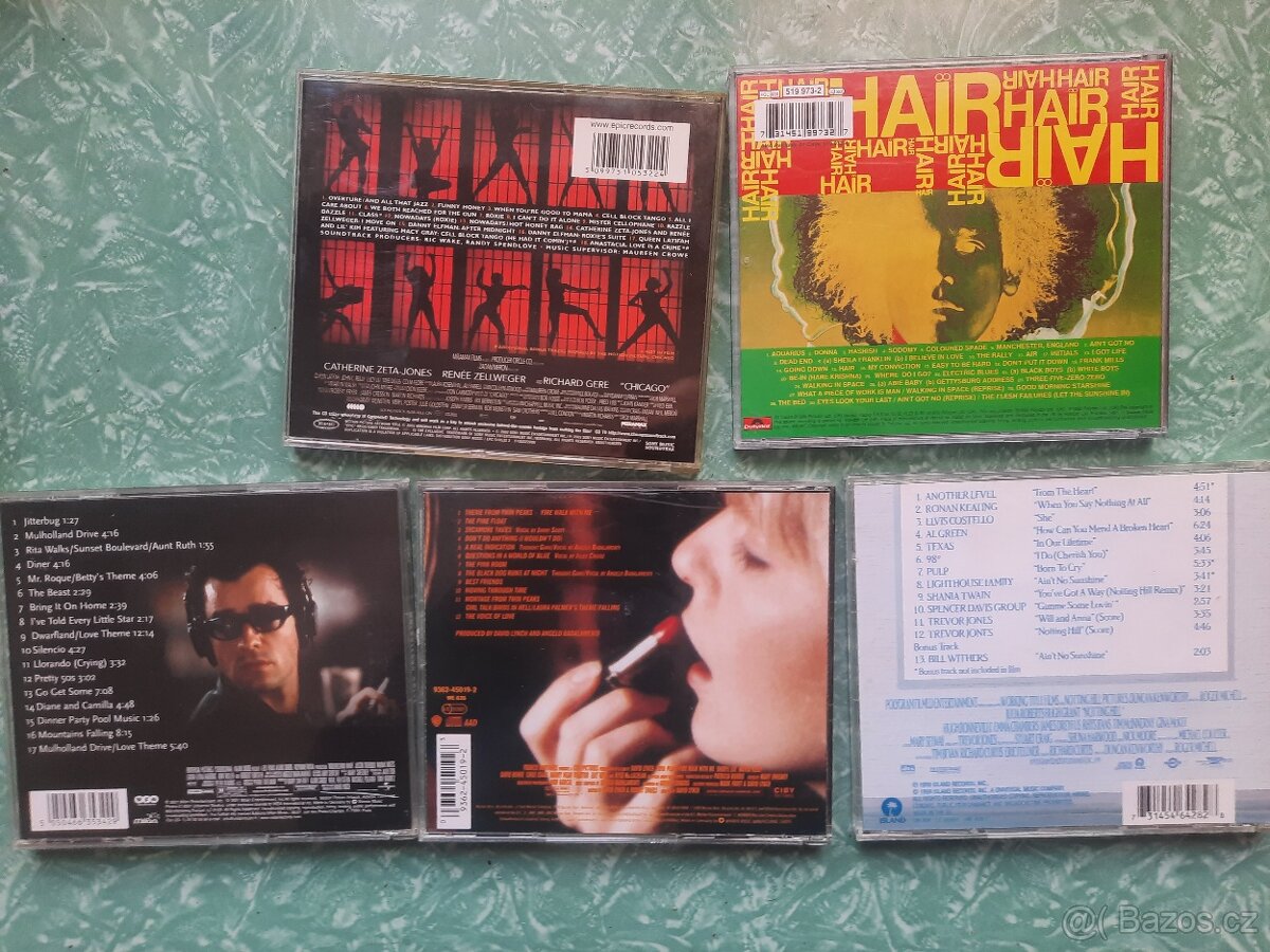 Zbírka CD soundrackov - 3