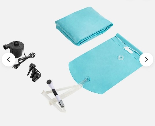 Nafukovací vana do postele (Shower Bed) – set s pumpou - 3