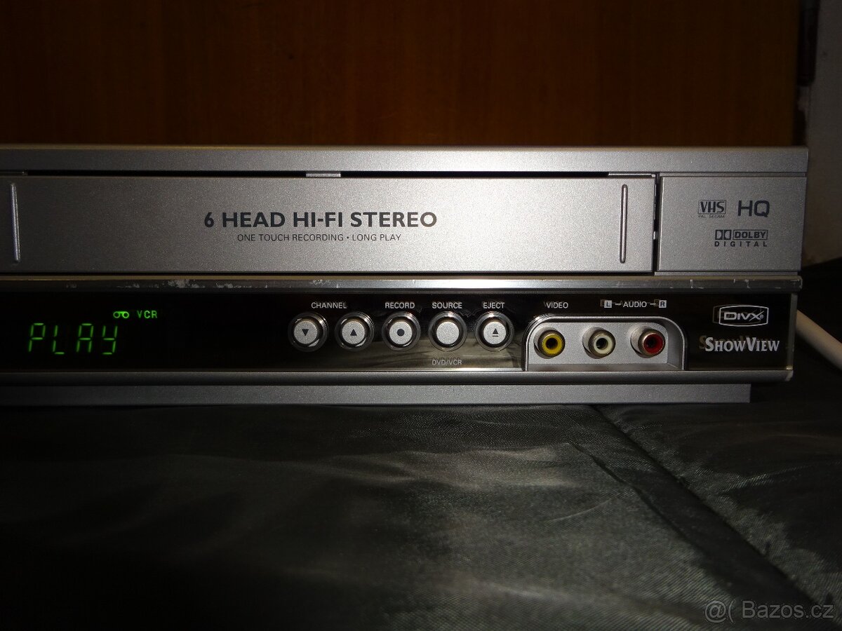 DVD a VHS prehrávač PHILIPS DVP-3100V - 3