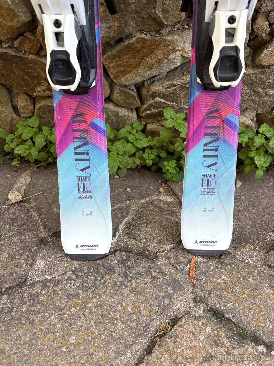 Prodám lyže Atomic Affinity Shade 140 cm + vázání Atomic - 3