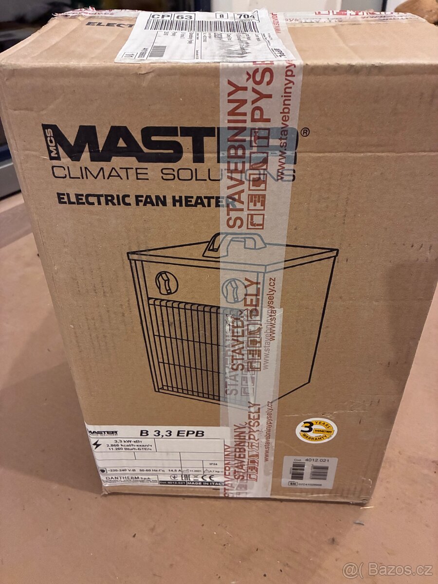 Elektrické topidlo Master - 3