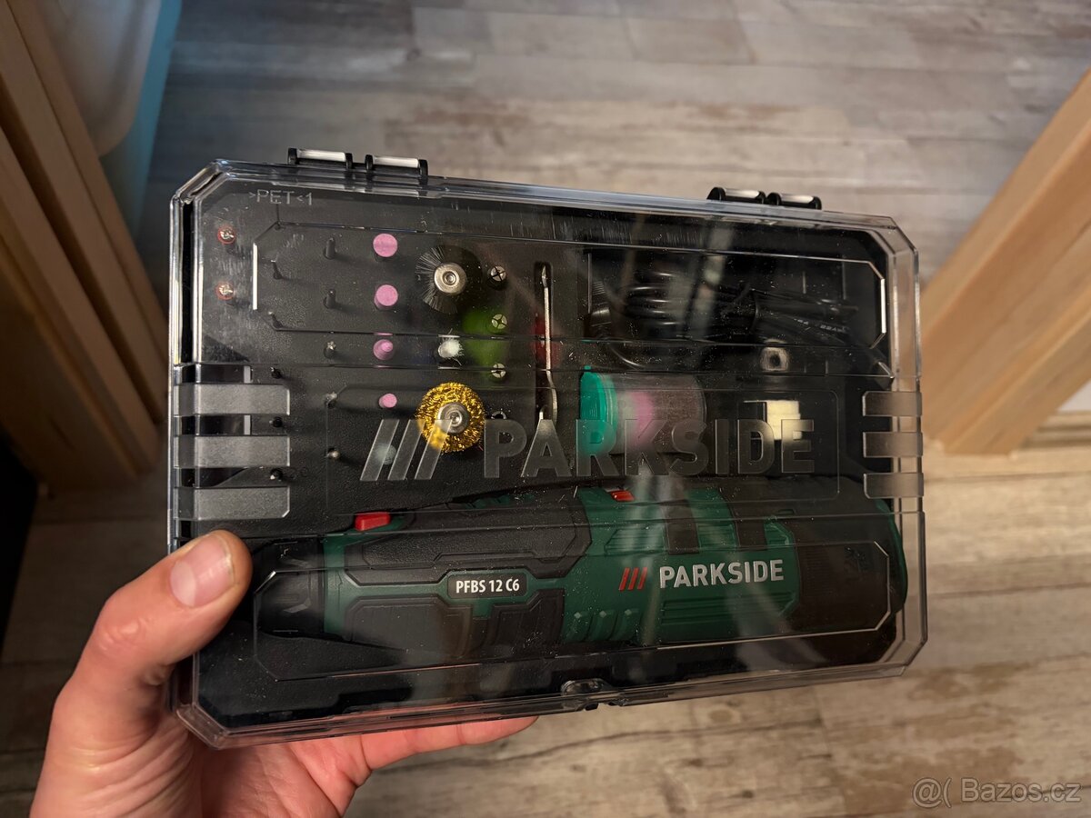 Aku jemná vrtací bruska Parkside PFBS 12 C6 - 3