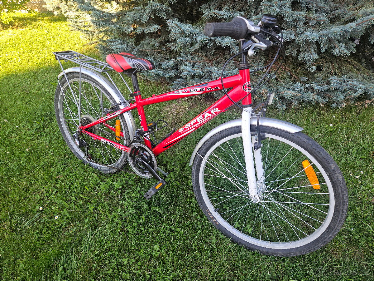 Juniorské 24" horské kolo SPEAR, rám 13" od 120cm - 3