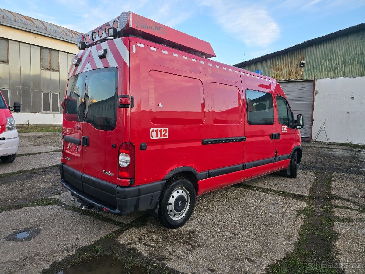Velitelské hasičské vozidlo, Renault Master dCi 120 kombi - 3